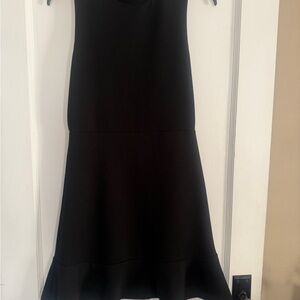 Caution To The Wind Black Midi Dress